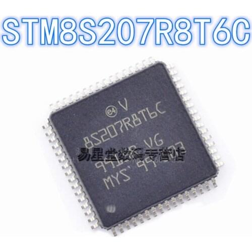 1PCS-5PCS 100% new original authentic STM8S207R8T6C QFP-64 8S207R8T6C QFP64 8-bit microcontroller chip