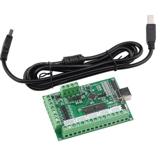 MACH3 12V-24V V2.1 5 Axis Engraving Machine Motherboard CNC Motion Control Card 5 Axis Stepper Motor Drive Interface Board PWM