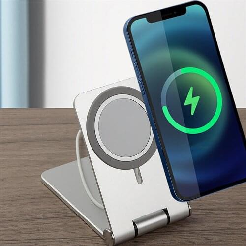 The Wireless Charging Stand Charger Base Stand Bracket Phone Holder Support Mount for iPhone 12 Series Phone