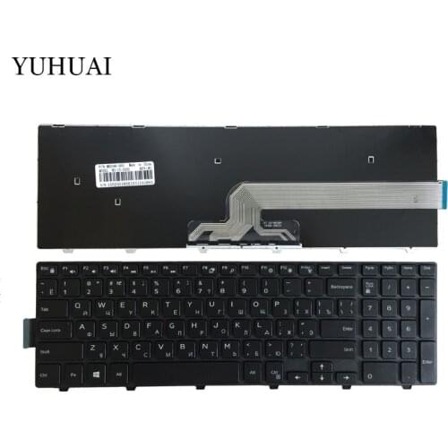 Russian Keyboard for Dell Inspiron 17 5758 15-3000 Vostro 3546 3558 3559 3551 5543 5548 5552 5759 7557 5551 5555 5558 black RU