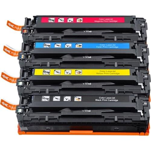 Compatible Toner Cartridge CB540A CB540 540A 540 CB541A CB542A CB543A 125A for HP Color LaserJet CP1215 CP1515n CP1518ni CM1312