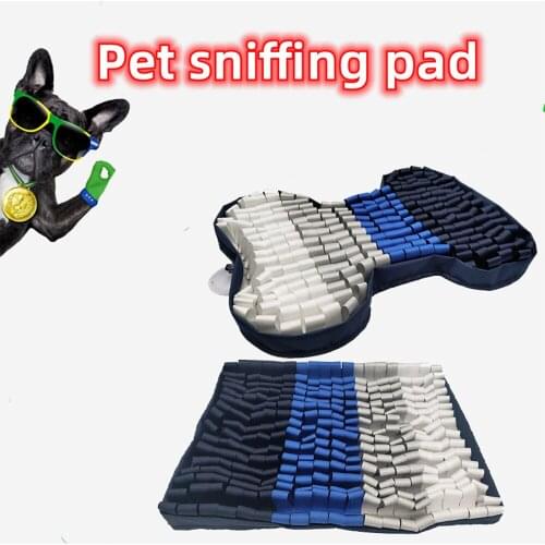 Dog Snuffle Mat Pet Sniffing Training Blanket Relieve Stress Nosework Puzzle Toy Feeding Pad Sniffing Mat Pet Nose Pad