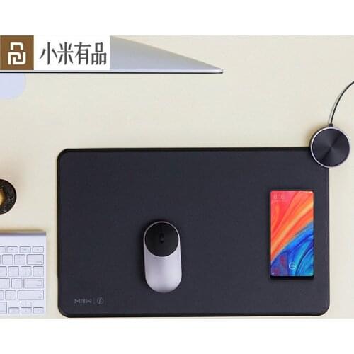 Youpin Miiiw Smart Mouse Pad Wireless Charging RGB Light Mouse Mat Knob Adjust The Volume Support mi x2s