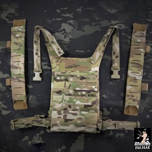 Universal SS D3 Series Back Plate Carrier Tactical Vest Chest Rig Back Panel