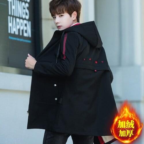 Winter Mens Fleece Thick Warm Coat Long Jacket Parka Coats Hooded Casual Outwear B08