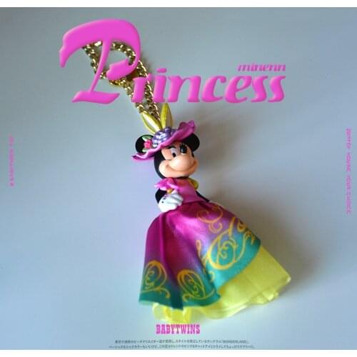 1PCS 11.5cm Exquisite workmanship Disney Minnie dress ball style Japanese paradise collection ornament Pendant
