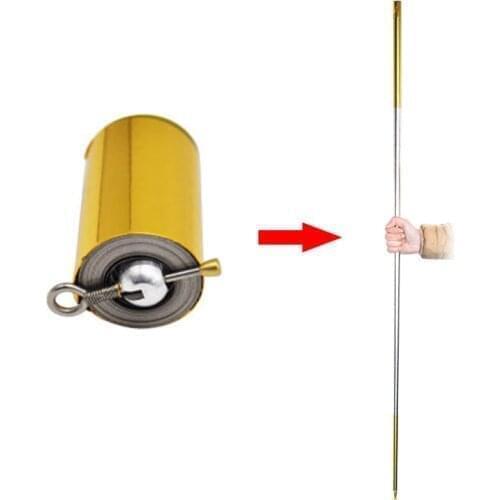 110cm Length Appearing Cane Silver Cudgel Metal Magic Tricks For Professional Magician Stage Street Magic Trick Fun Classic Toys
