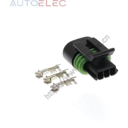 3way12162182 Idle Air Control Valve IAC Motor Harness Connector car Electrical weatherproof EFI Connector (Plug) For DELPHI P2S