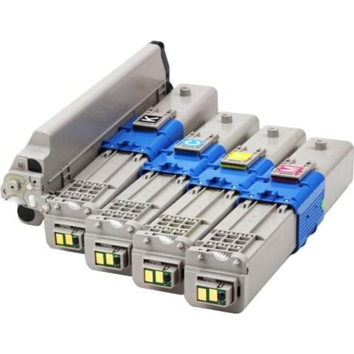 4 Pack Compatible OKI C332 C332dn MC363dn C363 46508712 46508716 46508717 Toner Cartridge for Okidata C332dn MC363dn Printers