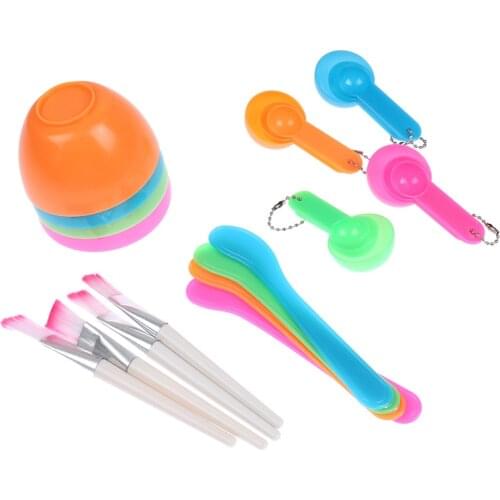 4pcs Facial Brush Spoon Mask Bowl Set Mask Brush Bar DIY Beauty Tools Mixing Tools Skin Care Makeup Supplies Mask makeup kits