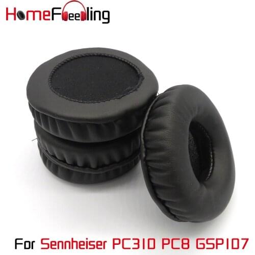 Homefeeling Ear Pads For Sennheiser PC310 GSP107 PC8 Earpads Round Universal Leahter Repalcement Parts Ear Cushions