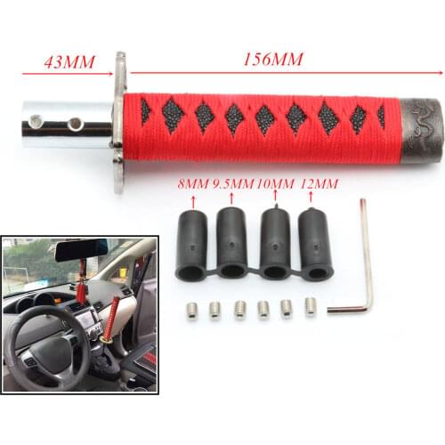 Car styling Car Pickup Universal Metal Katana Samurai Sword Gear Shift Knob Shifter JDM Katana Metal Weighted Sport With Adapter