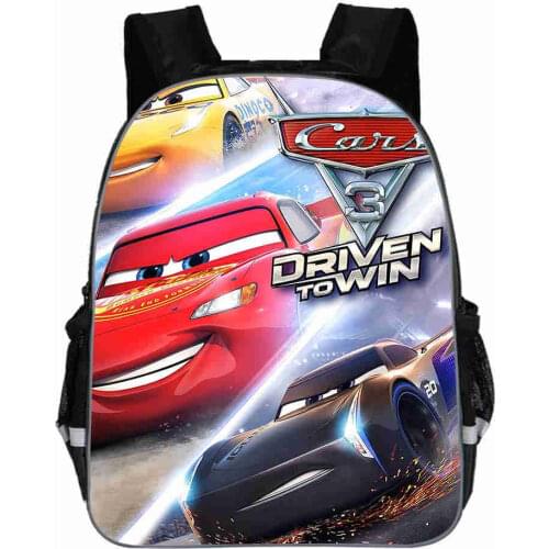 Disney New Hot Boys Cars Backpack for Kids Cartoon Schoolbag Backpack Teenager Girls School Bagpack Cute Bookbags