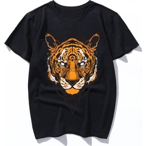 Yep a tiger t shirt T Shirt Black Cotton For Men And Women