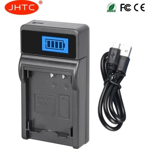 JHTC NB-7L NB7L LCD Slim USB Battery Charger for Canon Powershot SX30 IS SX30IS G12 G11 G10 CB-2LZ Digital Camera