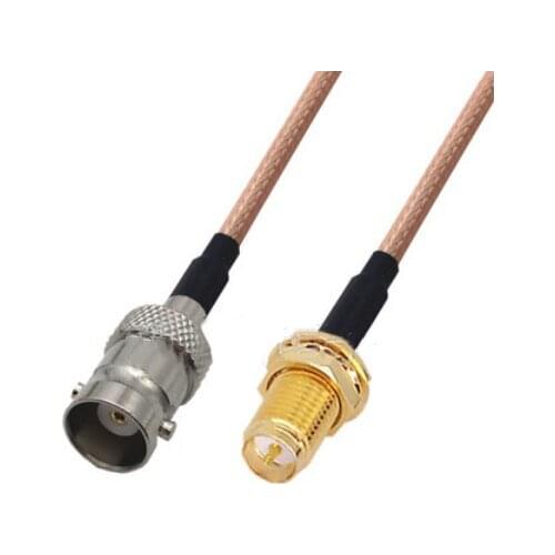RG142 Cable RP-SMA Female to BNC Female Connector RF Coaxial Jumper Pigtail Cable