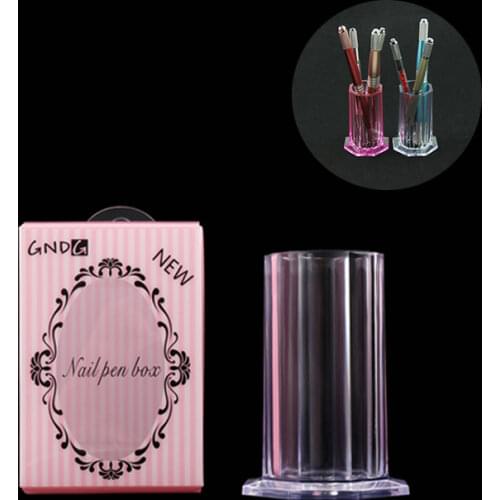 Nail Art Brush Storage Box Nail Drawing Dotting Pen File Holder Container Dust-resistance Large Capacity Makeup Organizer Case