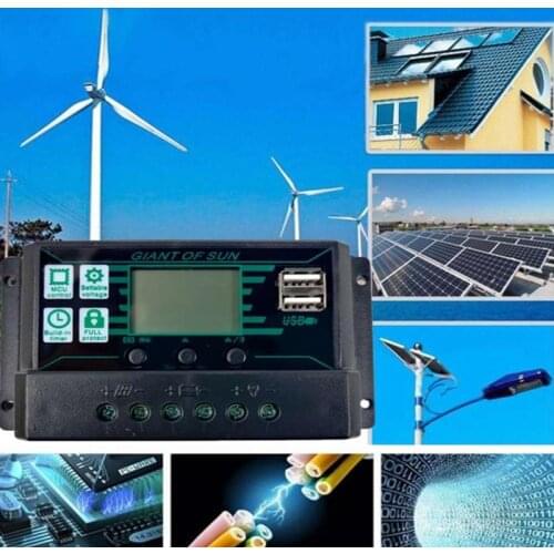 MPPT 100A 90A 80A 70A Solar Charger Controller 60/50/40/30/20/10A LCD 12V24V Auto High Efficiency Regulador Solar Equipments