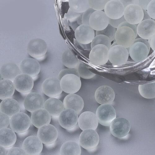 About 450g/bag Transparent Glass Round Seed Beads 2~2.5mm No Hole/Undrilled Clear Bead For Nail Art Decoration