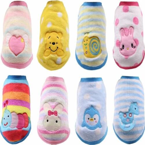 Pet dog cat jacket warm autumn/winter auspicious cartoon cute style wool dog clothing puppy Chihuahua Yorkshire clothing