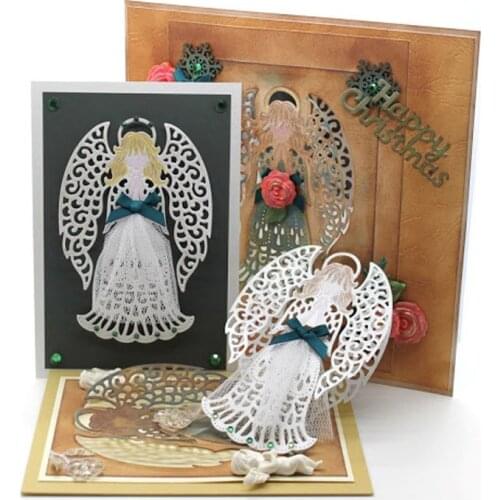 Holy Angel Girl Metal Cutting Dies DIY Crafts Scrapbooking Card Album Photo Making Embossing Supplies 2020