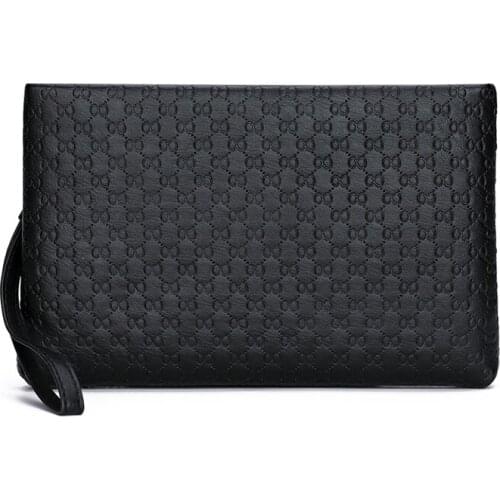 New Design Mens Day Clutch Soft Envelop Bag Big Capacity Handbag Messenger Bag Male Travel Bag iPad Case