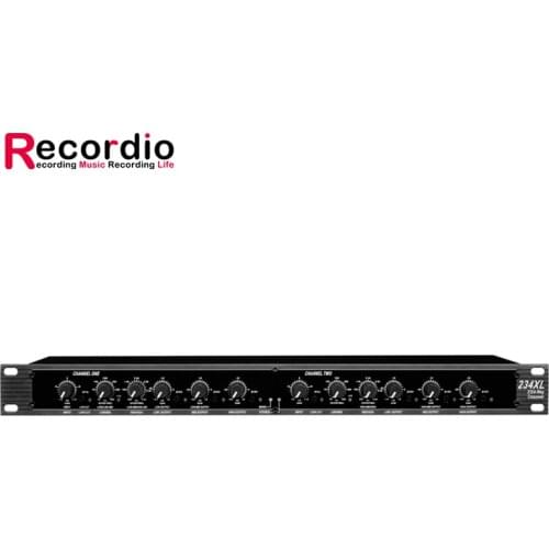 GAX-234XL Professional Sound Peripheral Equipments Stereo 2/3 Way, Mono 4-Way 234XL Crossover audio Equalizer with XLR Connector