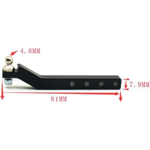 RC Trailer Hook 4.8mm Metal Ball Hook For 1/10 RC Crawler SCX-10 II 90046 KM2 Truck Car Model