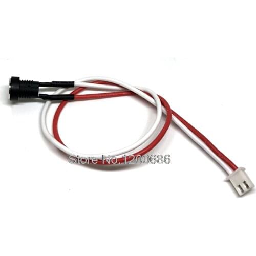 240MM 20AWG 2P XH2.54 connector to dc jack 5.5/2.1 female connector 5.5 2.1 DC