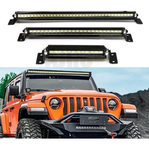 RC Car Roof Lamp 24 36 LED Light Bar for 1/10 RC Crawler Axial SCX10 90046/47 90060 SCX24 Jeep Wrangler D90 Rubicon Body