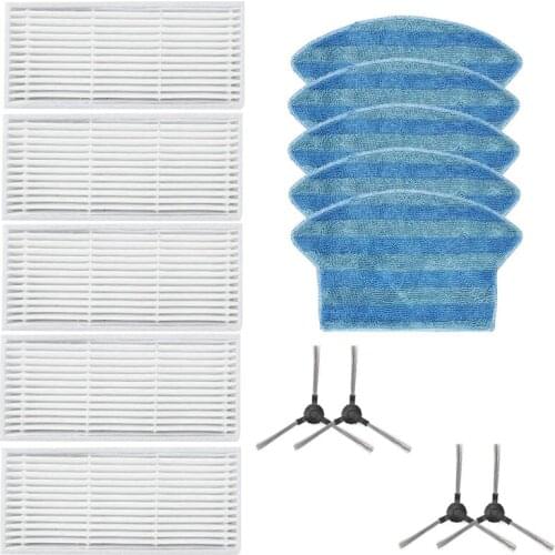 For Midea I2 VCR03 Cleaning Sweeper Replacement Accessories Side Brush Filter Mop Rag Water Tank Spare Parts Household