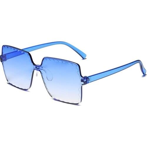 2020 New Fashion Retro Large Square Sunglasses Women Goggles Men Oversized Sunglasses Brand Design Female Gradient Glasses UV400