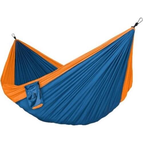 Ultralight Outdoor Camping Hammock Garden Hanging Chair Sleeping Travel Swing Portable Strength Parachute Fabric Hanging Bed