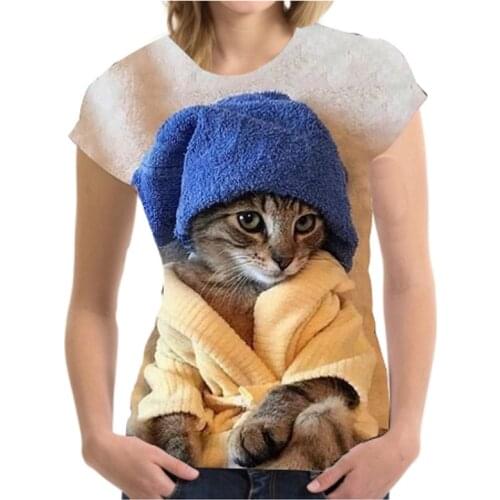 Versatile Tshirts Cotton Women Tops Product Hot Money Women Dress Long Sleeve New Arrival 2021 Oversize Kitten Hip Hop Black