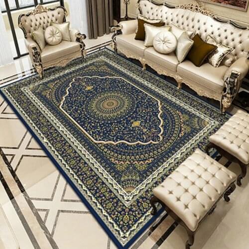 Vintage Persian Carpet for Living Room Luxury Rug Parlor Bedroom Study Non-Slip Decorative Carpets Bohemian Rectangle Large Rugs
