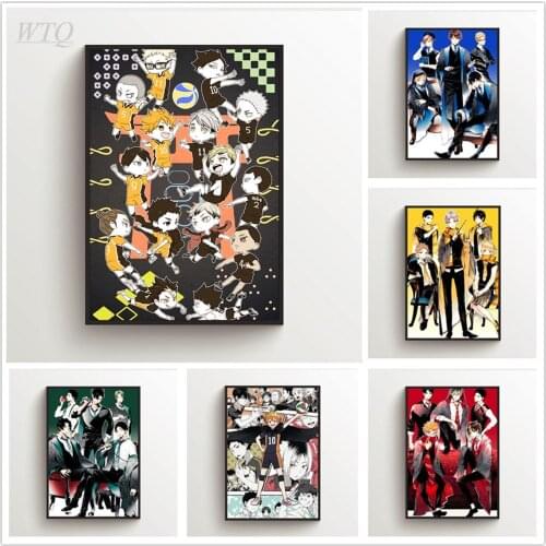 Japan Anime Haikyuu!! Anime Posters Wall Poster Canvas Painting Posters and Prints Wall Decor Wall Art Picture Home Decoration