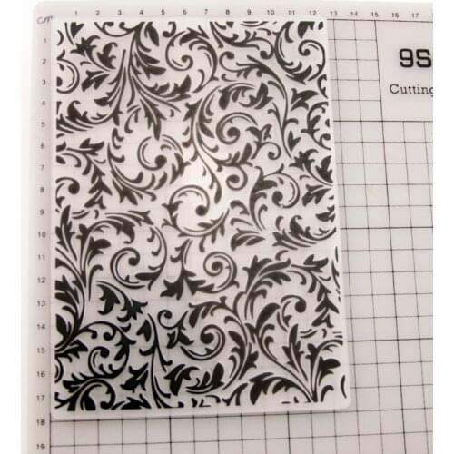 YINISE Plastic Embossing Folder For Scrapbook Stencils LEAVES DIY PAPER Album Cards Making CRAFT SUPPLIES Scrapbooking MOLDS