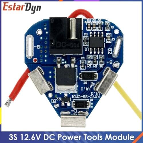3S 12.6V 6A BMS Li-ion Lithium Battery Protection Board 18650 Power Bank Balancer Battery Equalizer Board for Electric Drill