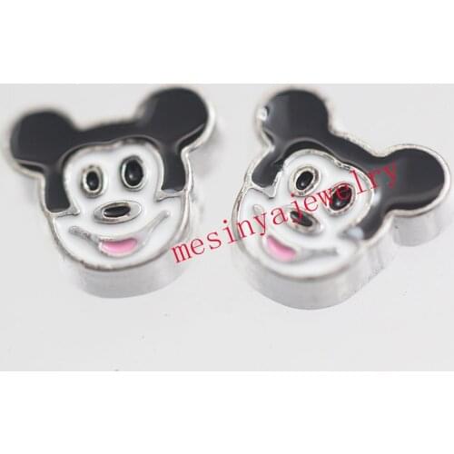 10pcs monkey head floating charms for glass locket Min amount $15 per order mixed items, FC-984