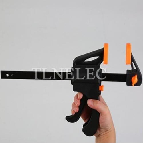 6 Inch Nylon Clip Hardware Tool Multi-function Fixing Clamp F Type Splint Carpenters Clip Quick Clip