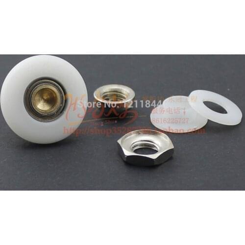 8pcs old Shower Door roller The old shower room glass accessories pulley eccentric wheel