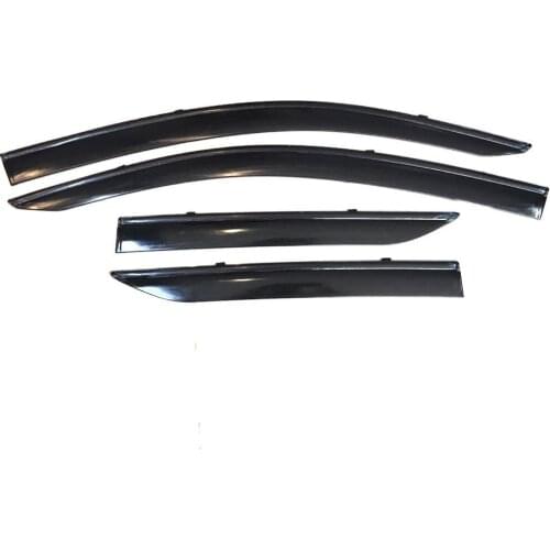 BBQ@FUKA ABS Plastic Exterior Door Window Visor Deflector Cover Mouldings Trim Accessory Fit for Toyota C-HR CHR 2016 2017 2018