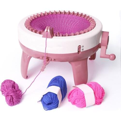 40 Needle DIY Big Hand Knitting Machine Weaving Loom knit for Scraf Children Learning Toy Knitting Tools Threader Sewing Tool