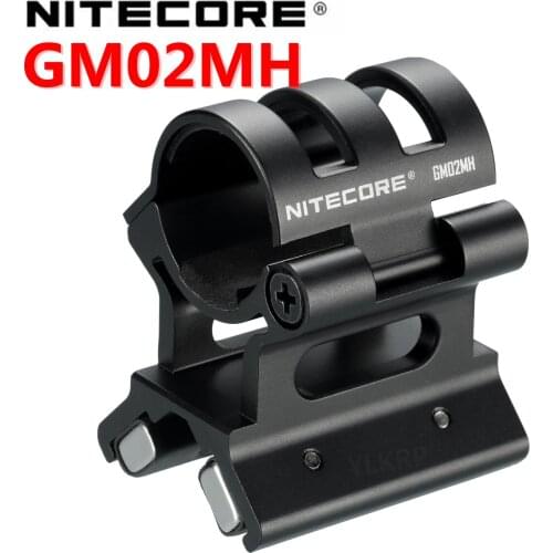 NITECORE GM02MH Quick Detach Magnetic Barrel Mount for Flashlights Suitable for NITECORE SRT7GT MH40GTR MH12GTS P12GTS