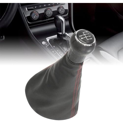 Car Vehicle 5 Speeds Gear Shifts Knob Gaiter Boot Cover for Golf 3 MK3 92-98