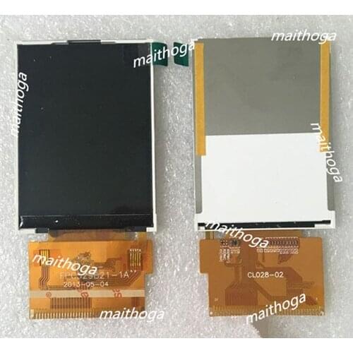 CPT 2.8 inch 37P 262K TFT LCD Screen SPFD5408 Drive IC 8/16Bit MCU Parallel Interface 240*RGB*320 (No Touch)