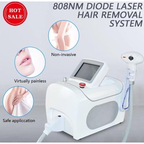 Free Shipping High energy 808nm Diode laser machine for hair removal & skin rejuvenation/ Painless 808nm hair removal machine