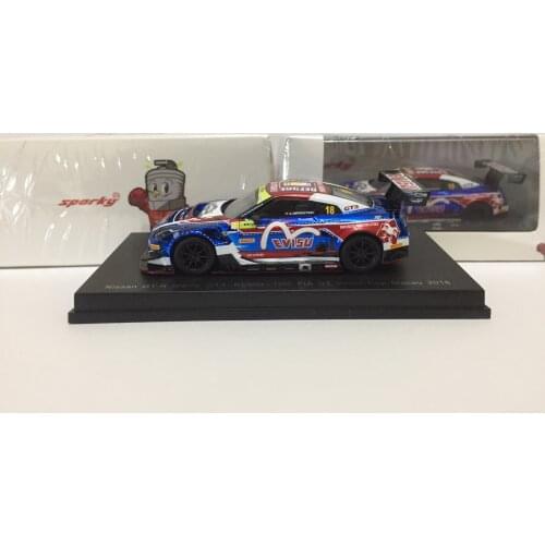 SPARK 1:64 2018 Macau GT World Cup racing Car Nissan GT-R Nismo GT3 #18 collection die-cast total car model