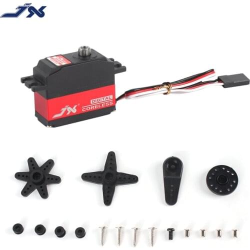 JX PDI 6221MG 20KG Large Torque 90 /180 /360 Degree Digital Servo 4.8V-6V For 1/10 1/8 RC Car Boat Helicopter Spare Accessories