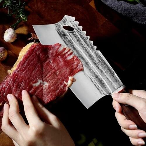 Stainless Steel Kitchen Knife Forged Cleaver Knife 6.5inch Professional Chef Knife for Kitchen Device Sets